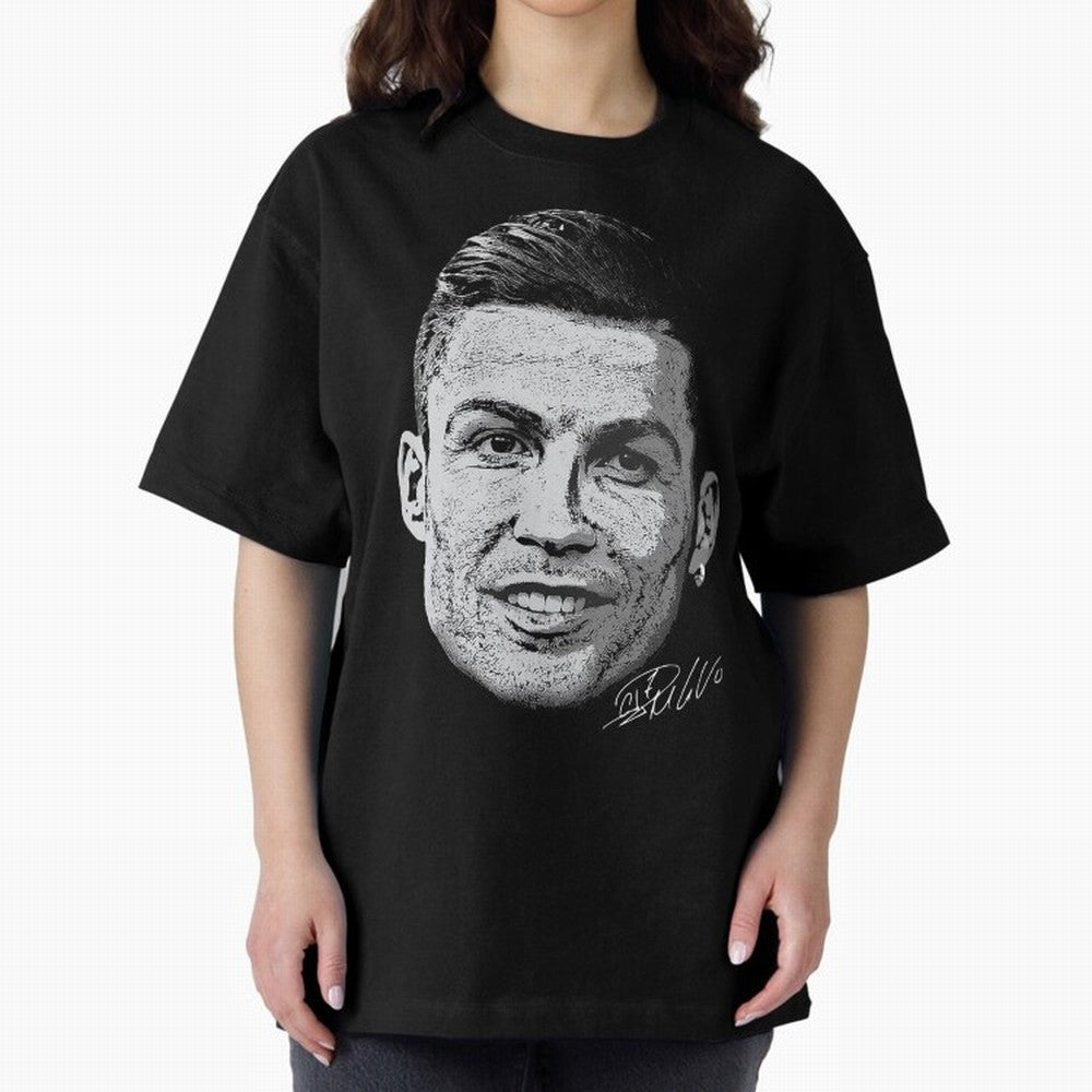 Cristiano Ronaldo Signed Oversized T-Shirt Bring International Match Energy to FIFA World Cup 2026 USA Canada Mexico Spirit, Featuring Argentina, Messi, Champion Mindset, Group Stage Buzz, Knockout Tension and Passionate Fan Culture; Ideal for Fans