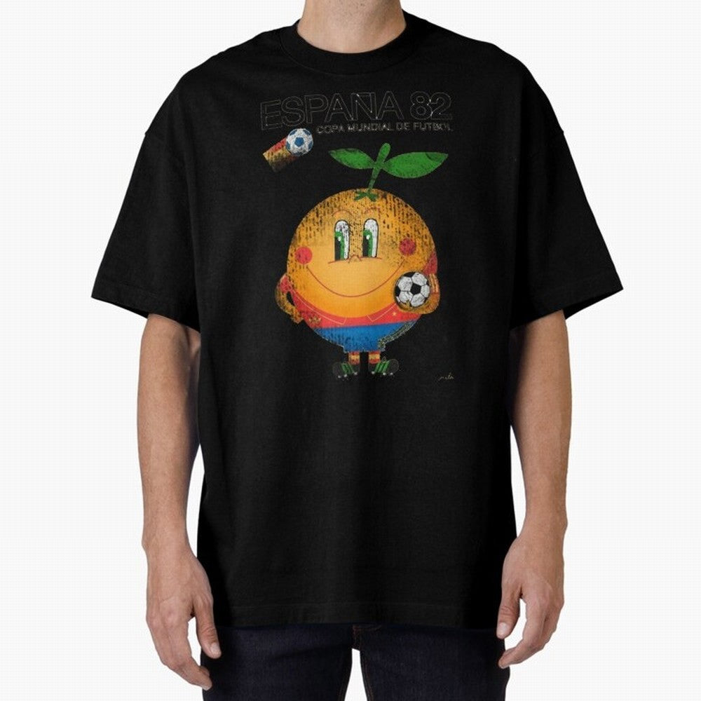 Espana 82 Oversized T-Shirt Create the FIFA World Cup 2026 USA Canada Mexico Journey through Messi, CR7 and Mbappe Highlights, Argentina, France and Brazil Pride, Match Day Excitement, Supporter Culture, Golden Goals and Global Football Passion;