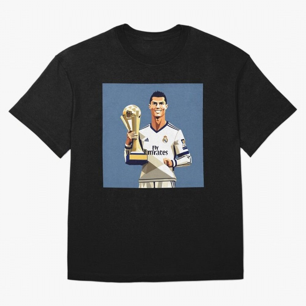 Cristiano Ronaldo Cr7 The Best Artwork Futbol Soccer Oversized T-Shirt Relive the FIFA World Cup 2026 Group Stage Journey through Neymar Highlights, Brazil, Portugal and Argentina Pride, Supporter Pride, Iconic Celebrations, Legendary Names and