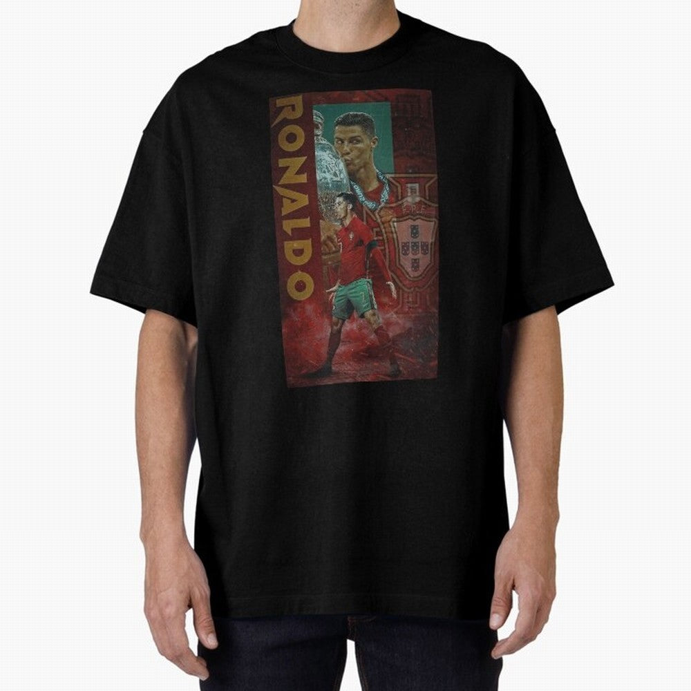 Cristiano Ronaldo Oversized T-Shirt Live for the Drama of the FIFA World Cup 2026 Journey through Mbappe Highlights, England and Germany Pride, Match Day Excitement, Supporter Culture, Golden Goals and Global Football Passion; Made for Collectors