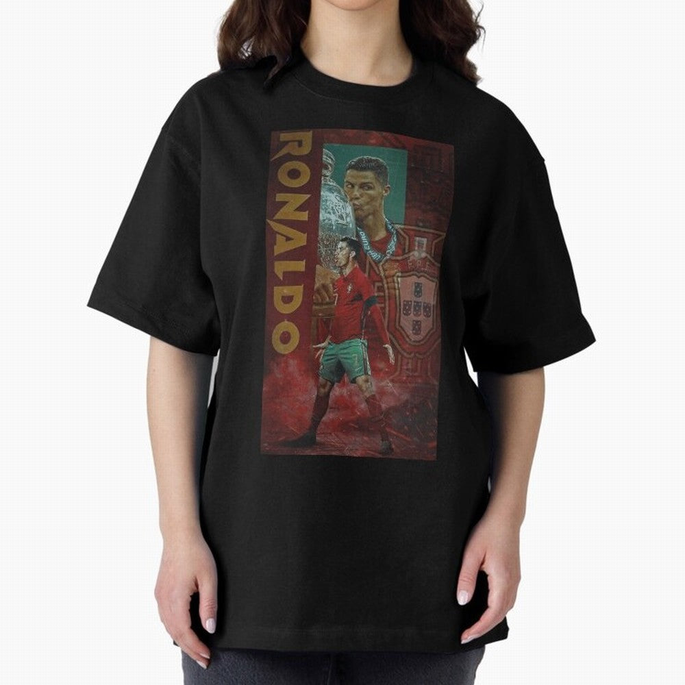 Cristiano Ronaldo Oversized T-Shirt Live for the Drama of the FIFA World Cup 2026 Journey through Mbappe Highlights, England and Germany Pride, Match Day Excitement, Supporter Culture, Golden Goals and Global Football Passion; Made for Collectors