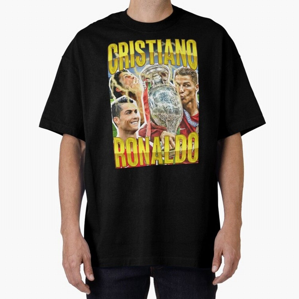 Cristiano Ronaldo Cr7 Siuuu El Bicho Oversized T-Shirt Show Your Stadium Side during FIFA World Cup 2026 Group Stage for Fans of Messi and Argentina, France and Brazil, Bringing Champion Mindset, Group Stage Buzz, Knockout Tension and Passionate