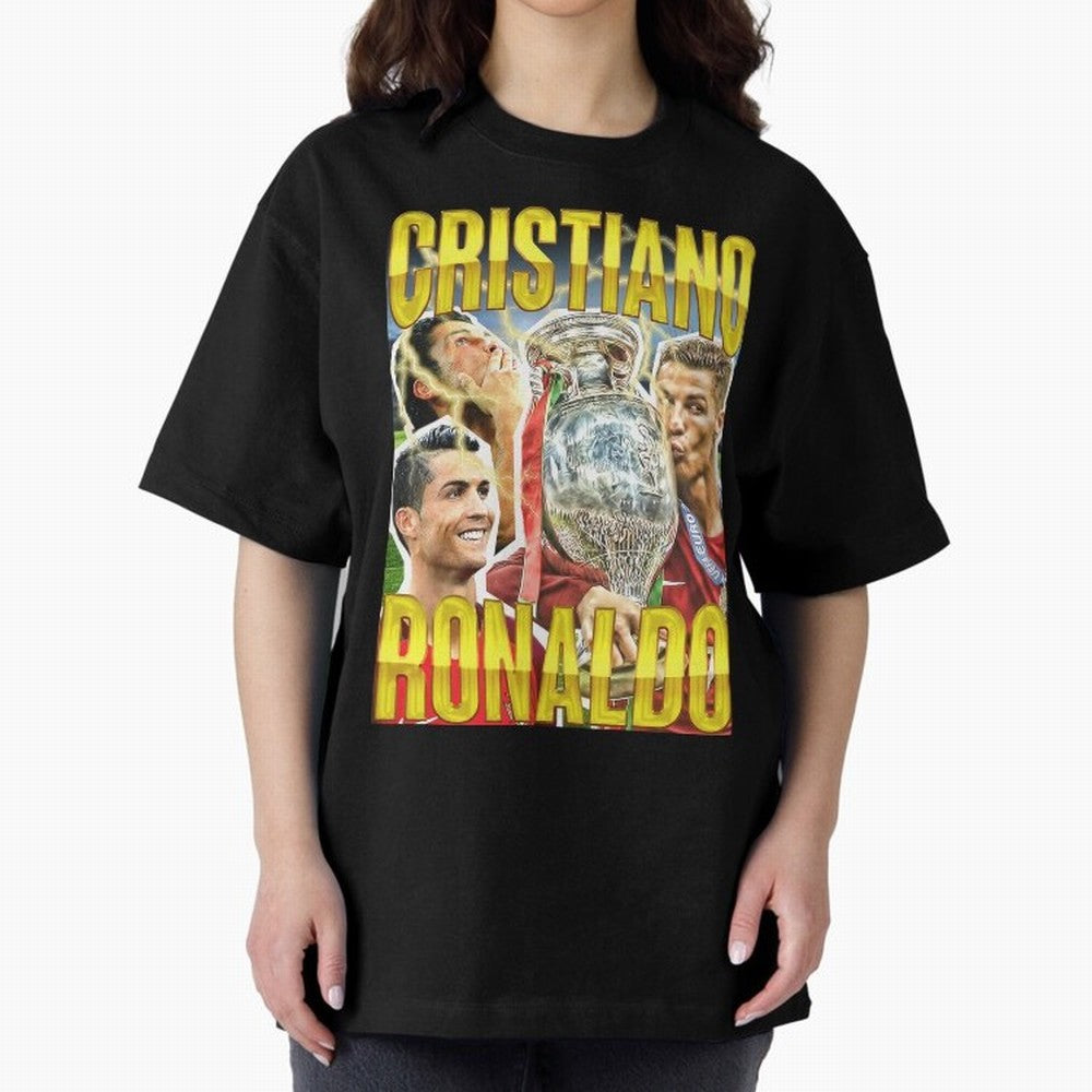 Cristiano Ronaldo Cr7 Siuuu El Bicho Oversized T-Shirt Show Your Stadium Side during FIFA World Cup 2026 Group Stage for Fans of Messi and Argentina, France and Brazil, Bringing Champion Mindset, Group Stage Buzz, Knockout Tension and Passionate
