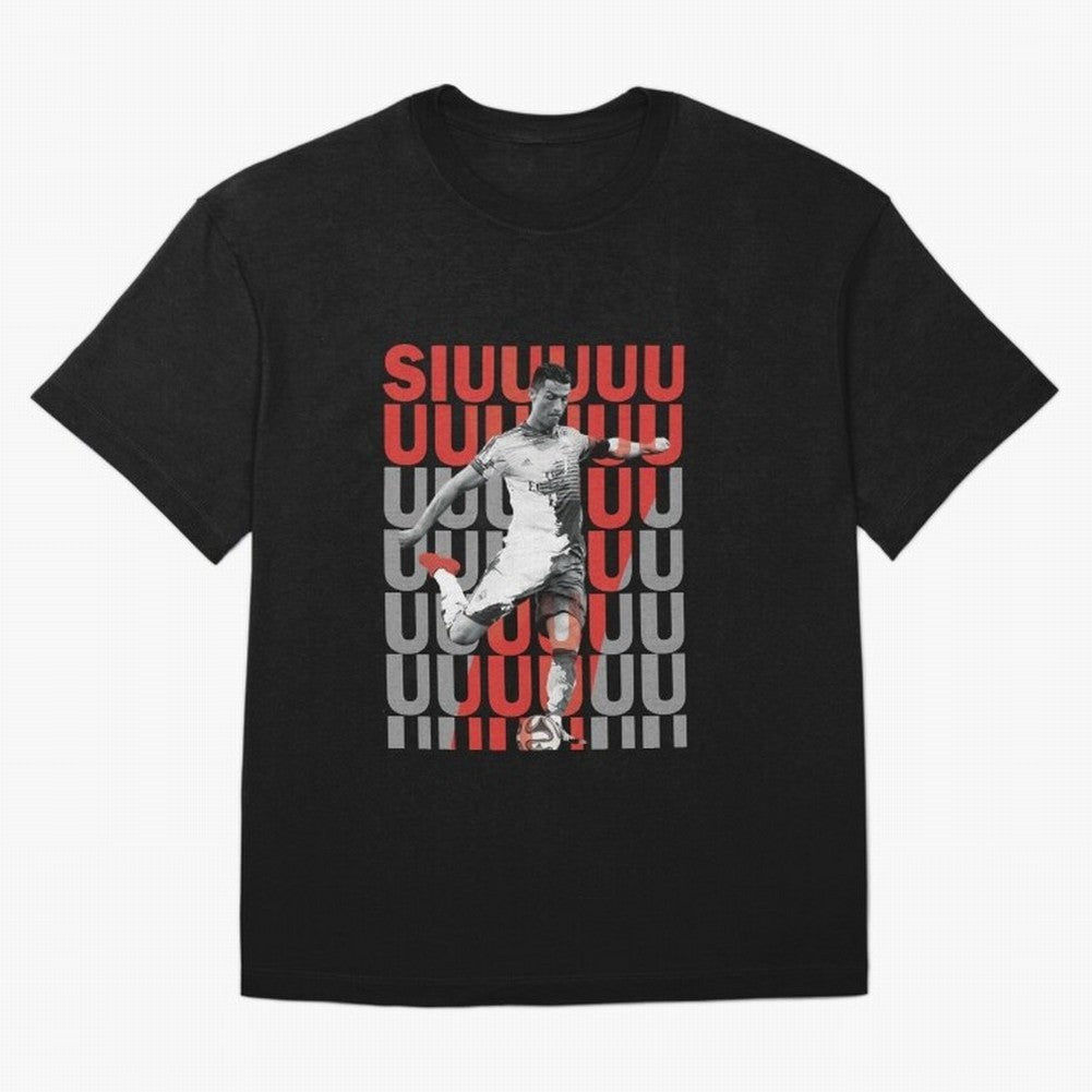 Siuuuuuu Cristiano Ronaldo Oversized T-Shirt Show Love for Legendary Goals in the FIFA World Cup 2026 Group Stage Journey through Messi Highlights, Portugal, Spain and Germany Pride, Soccer Culture, Superstar Moments, National Team Dreams and
