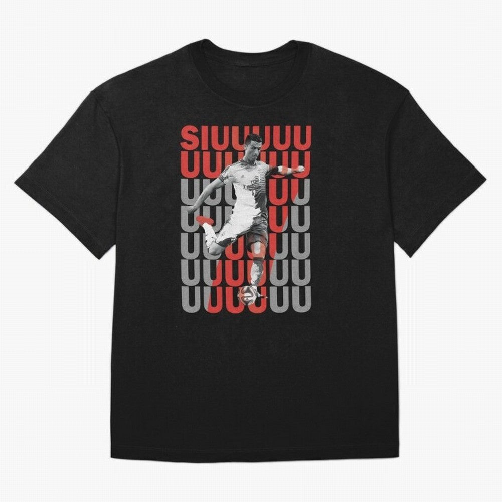 Siuuuuuu Cristiano Ronaldo Oversized T-Shirt Show Up for the Glory of Global Football Passion for FIFA World Cup 2026 USA Canada Mexico, Celebrating CR7, Portugal, Spain and Germany, Stadium Memories, Football Loyalty, International Chants and