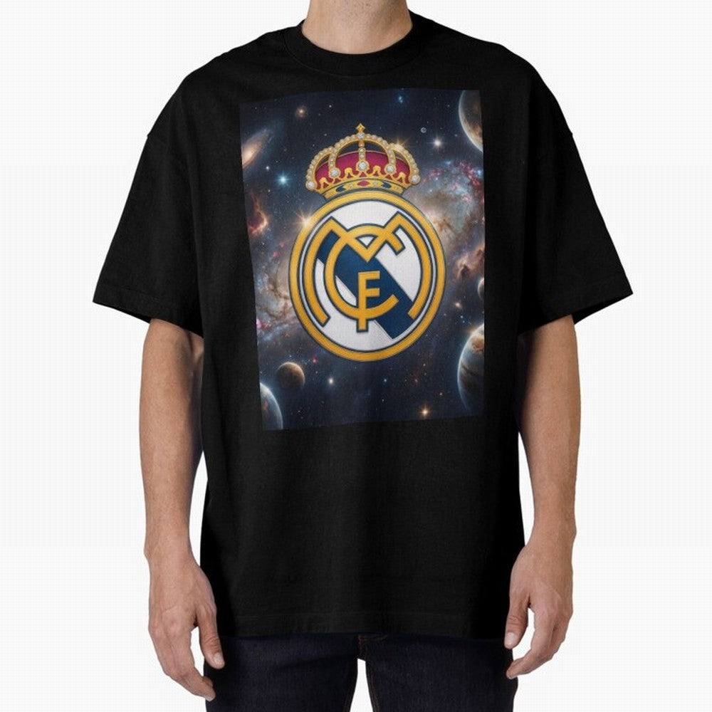 La Galaxia del Real Madrid Oversized T-Shirt Celebrate Golden Goal Energy in FIFA World Cup 2026 Group Stage for Fans of Messi and Cristiano Ronaldo and Argentina, Bringing Match Day Excitement, Supporter Culture, Golden Goals and Global Football