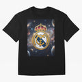 La Galaxia del Real Madrid Oversized T-Shirt Celebrate Golden Goal Energy in FIFA World Cup 2026 Group Stage for Fans of Messi and Cristiano Ronaldo and Argentina, Bringing Match Day Excitement, Supporter Culture, Golden Goals and Global Football