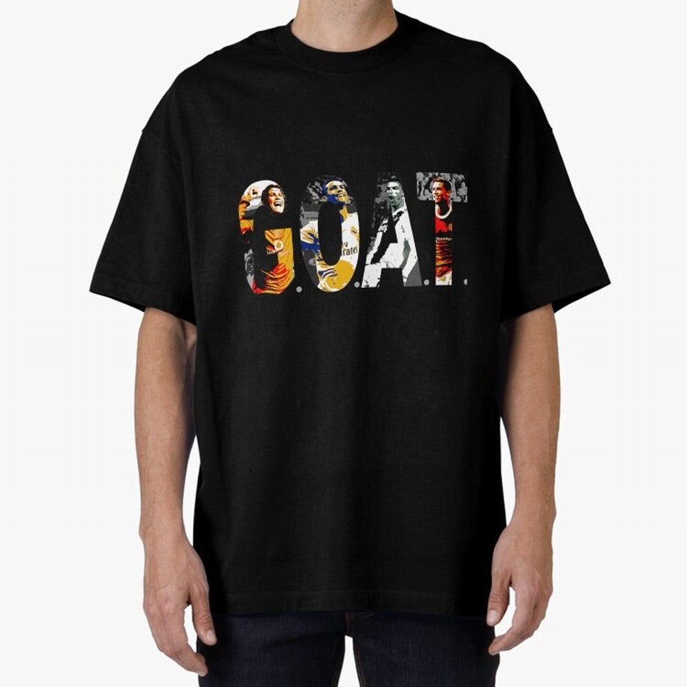 Cristiano Ronaldo Greatest Football Player Of All Time Oversized T-Shirt Celebrate Golden Goal Energy in the FIFA World Cup 2026 Journey through Haaland and Mbappe Highlights, England and Germany Pride, Championship Spirit, Famous Goals, Roaring