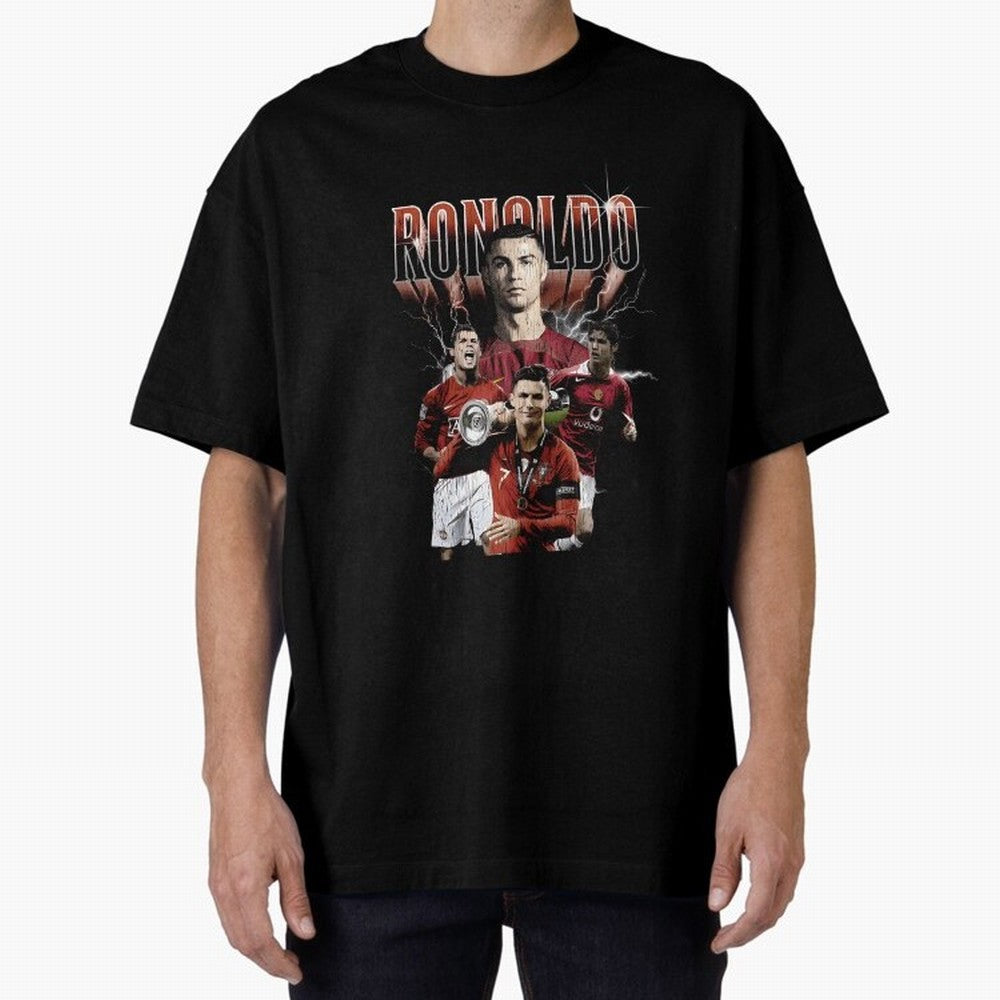 Cr7 footballer portuguese Oversized T-Shirt Show Your Tournament Heart for FIFA World Cup 2026 Group Stage Built around Messi, Portugal, Spain and Germany Energy, Sports Nostalgia, International Competition, Famous Players and Unforgettable