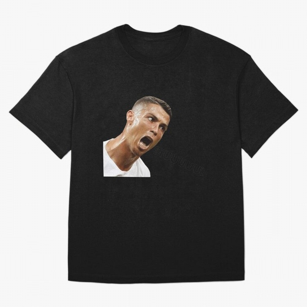 Cristiano Ronaldo Siuuu Oversized T-Shirt Show Fan Pride Across Global Football Passion for FIFA World Cup 2026 USA Canada Mexico, Driven by Messi, Spain, Football Festival Excitement, Trophy Ambitions, Country Rivalries and Star Player Buzz; Ideal
