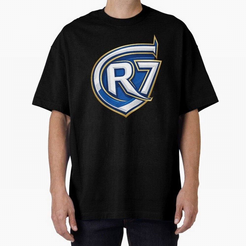 CR7 Minimal Power Logo Oversized T-Shirt Celebrate Rivalries and Pride in Match Day Hype around FIFA World Cup 2026, Haaland, Spain and Netherlands, Football Passion, Legendary Performances, Festival Vibes and Supporter Community; Made for