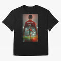 Christiano Ronaldo Oversized T-Shirt Follow the Final Road of FIFA World Cup 2026 Spirit, Capturing France and Portugal, Messi and Cristiano Ronaldo, Goal Celebration Energy, Supporter Heritage, Football Icons and Worldwide Tournament Joy; Ideal