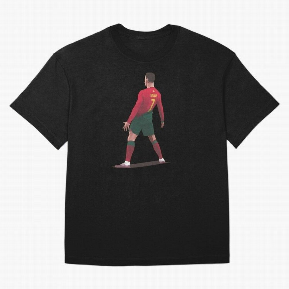 CR7 Celebration Pose Oversized T-Shirt Support the Legends of FIFA World Cup 2026 Spirit, Driven by England, CR7, Soccer Culture, Superstar Moments, National Team Dreams and Competitive Fire; Made for Die Hard Supporters, Soccer Lovers, Game Day