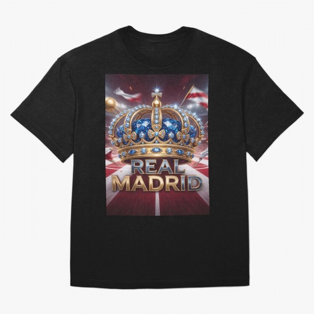 The Diamond of Real Madrid Oversized T-Shirt Cheer through Every Moment of Global Football Passion for FIFA World Cup 2026, Celebrating Messi, Neymar and Mbappe, France, Fan Favorite Moments, National Team Passion, Big Match Drama and Soccer