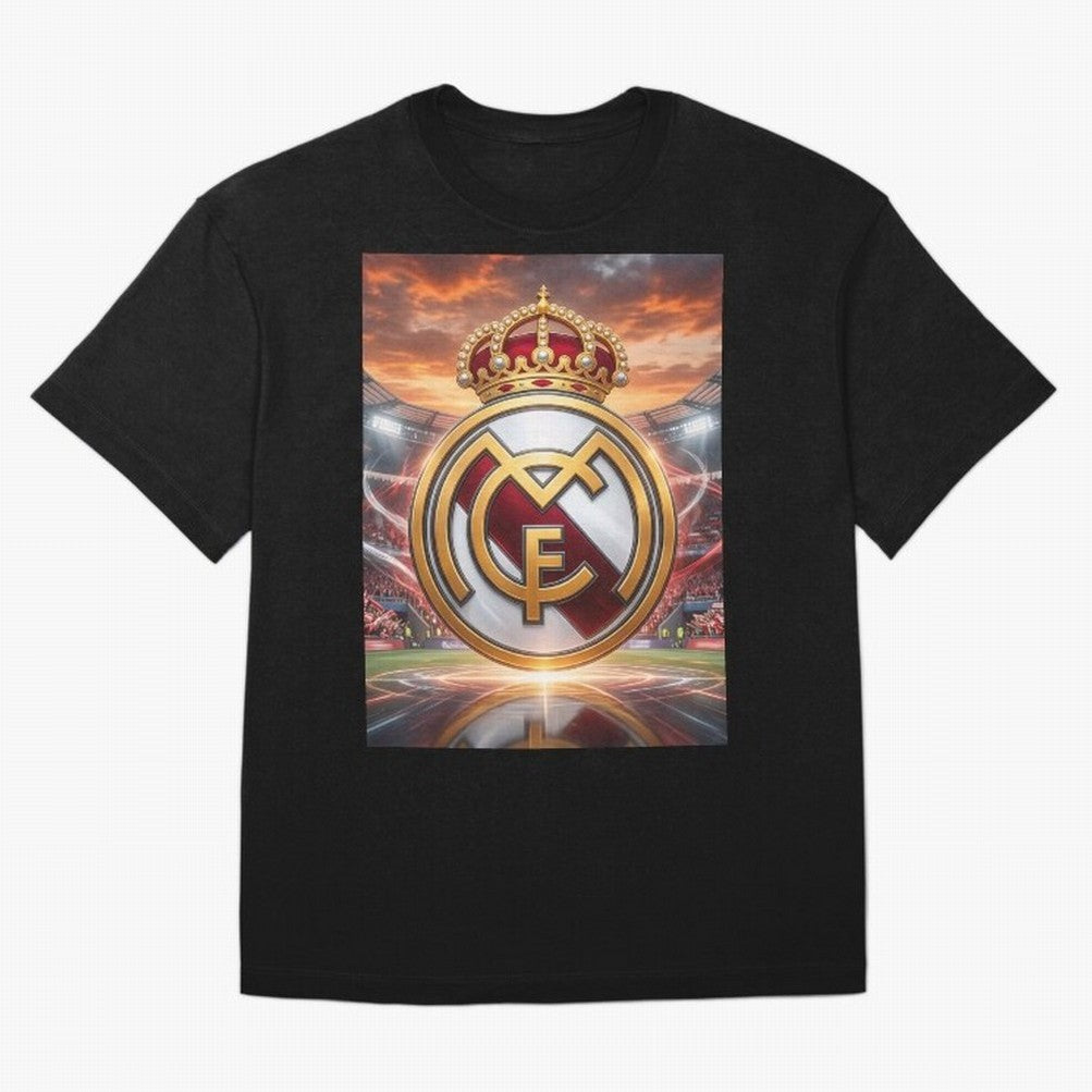 Tormenta del F¨²tbol Oversized T-Shirt Celebrate FIFA World Cup 2026 USA Canada Mexico Spirit, Capturing England, Messi, CR7 and Mbappe, Stadium Chants, National Pride, Trophy Dreams and Unforgettable Football Memories; Ideal for Football Dads,