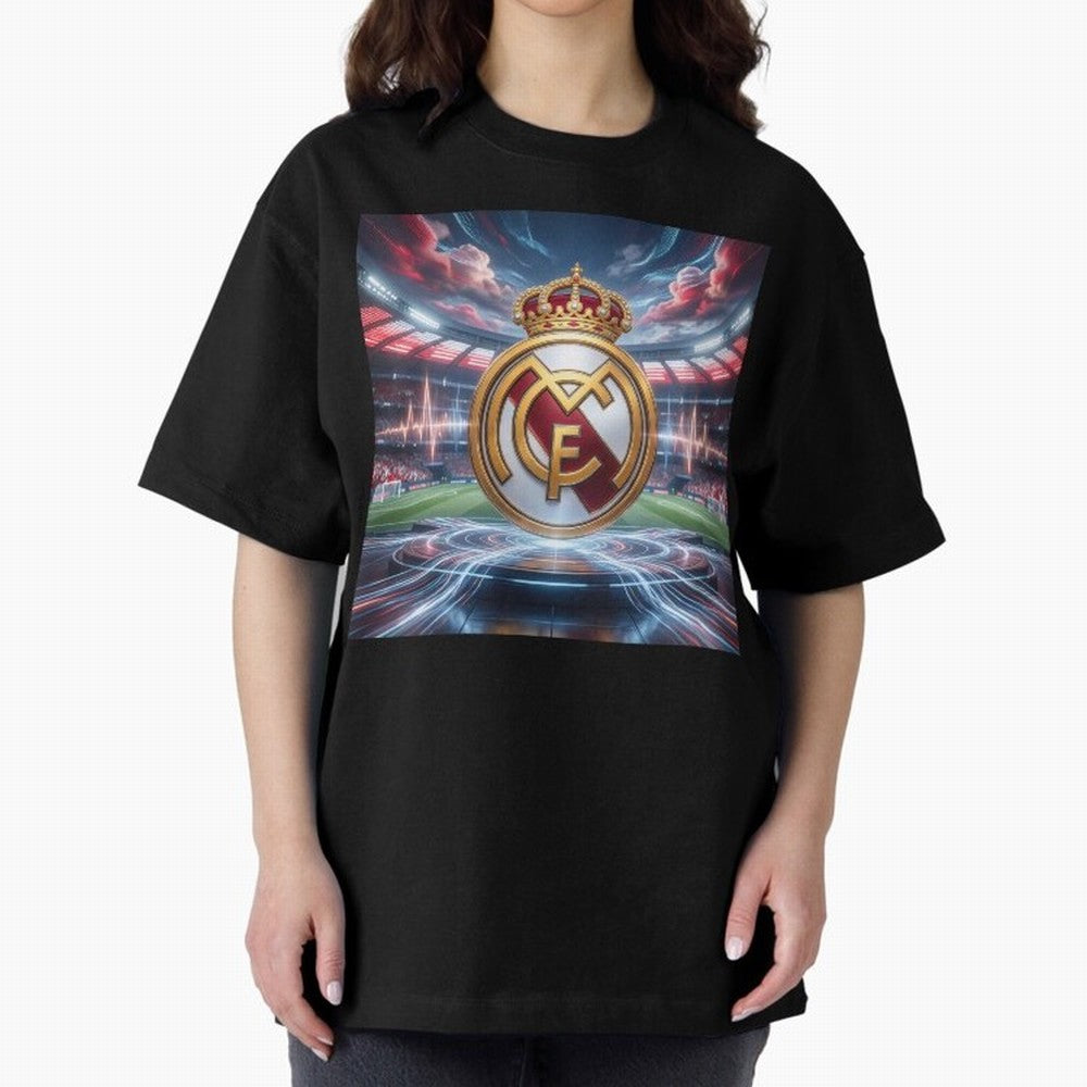 Los Campeones del Bernab¨¦u Oversized T-Shirt Bring Champion Energy into the FIFA World Cup 2026 Journey through Mbappe and Neymar Highlights, Spain Pride, Supporter Pride, Iconic Celebrations, Legendary Names and Global Match Day Energy; Ideal for