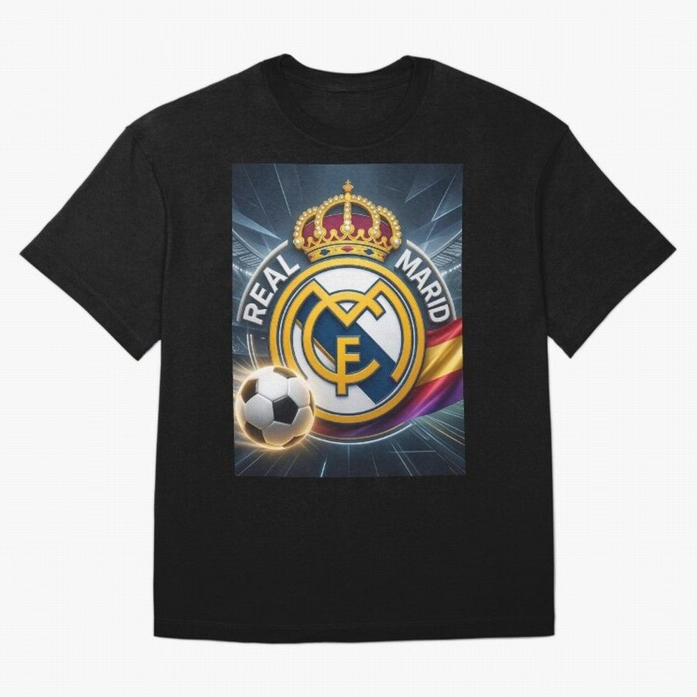 Pelot¨®n Real Madrid Oversized T-Shirt Feel FIFA World Cup 2026 Group Stage for Fans of Cristiano Ronaldo, Haaland and CR7 and Spain, Bringing Soccer Culture, Superstar Moments, National Team Dreams and Competitive Fire; Ideal for Fans Who Follow
