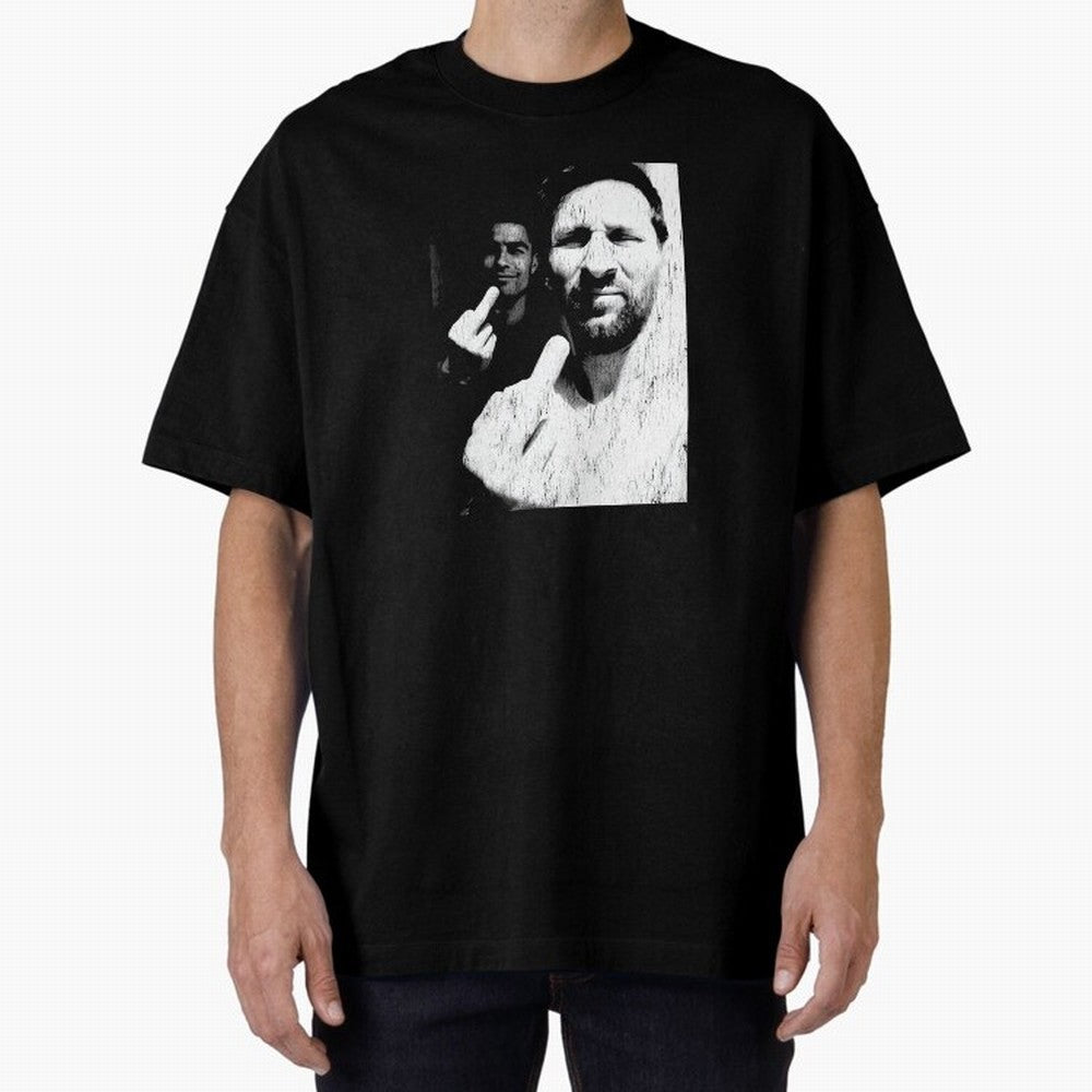Cristiano Ronaldo & Messi Vintage Oversized T-Shirt Back Your Heroes with FIFA World Cup 2026 Group Stage Spirit, Filled with Portugal, Spain and Germany, Messi, CR7 and Mbappe, Stadium Memories, Football Loyalty, International Chants and