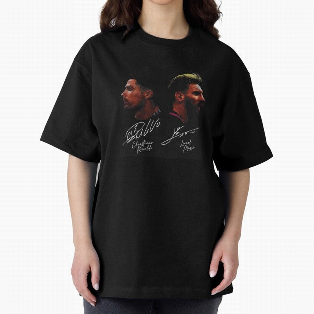 Cristiano Ronaldo & Lionel Messi Signature Oversized T-Shirt Make Every Kick Count in FIFA World Cup 2026 Group Stage Filled with CR7 and Messi, Netherlands Energy, Football Festival Excitement, Trophy Ambitions, Country Rivalries and Star Player