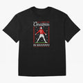 All I Want For Christmas Is Siuu Funny Christmas Festive Knitted Oversized T-Shirt Celebrate Global Passion for Global Football Passion for FIFA World Cup 2026 Group Stage, Featuring Messi and Cristiano Ronaldo, England, Football Passion, Legendary