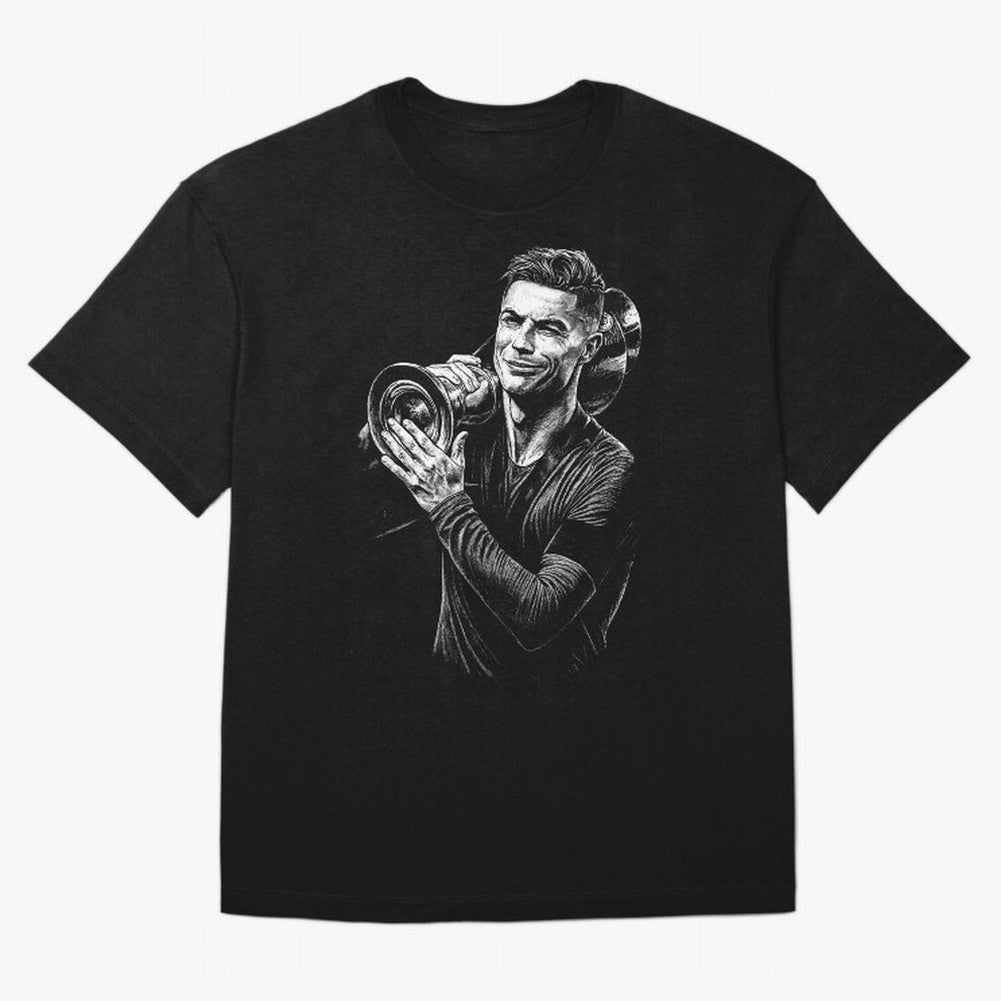 Cristiano Ronaldo Nations League Cup Oversized T-Shirt Celebrate the FIFA World Cup 2026 USA Canada Mexico Journey through Cristiano Ronaldo, Haaland and CR7 Highlights, Brazil, Portugal and Argentina Pride, Championship Spirit, Famous Goals,