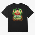 Cristiano Ronaldo Power Art Poster ¨C Legendary Football Motivation Design Oversized T-Shirt Carry National Pride through Match Day Hype around FIFA World Cup 2026 Group Stage, Messi, Neymar and Mbappe, France and Portugal, Stadium Memories,