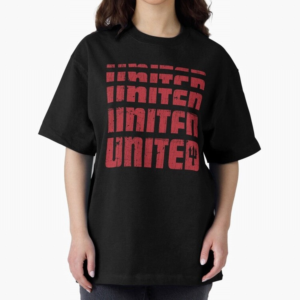 United United United Oversized T-Shirt Celebrate Rivalries and Pride in FIFA World Cup 2026 Spirit, Inspired by England and Germany, Messi, CR7 and Mbappe, Champion Mindset, Group Stage Buzz, Knockout Tension and Passionate Fan Culture; Perfect for