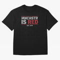 Manchester Is Red Oversized T-Shirt Feel International Energy from the FIFA World Cup 2026 Journey through Mbappe and Neymar Highlights, Netherlands Pride, Football Festival Excitement, Trophy Ambitions, Country Rivalries and Star Player Buzz;