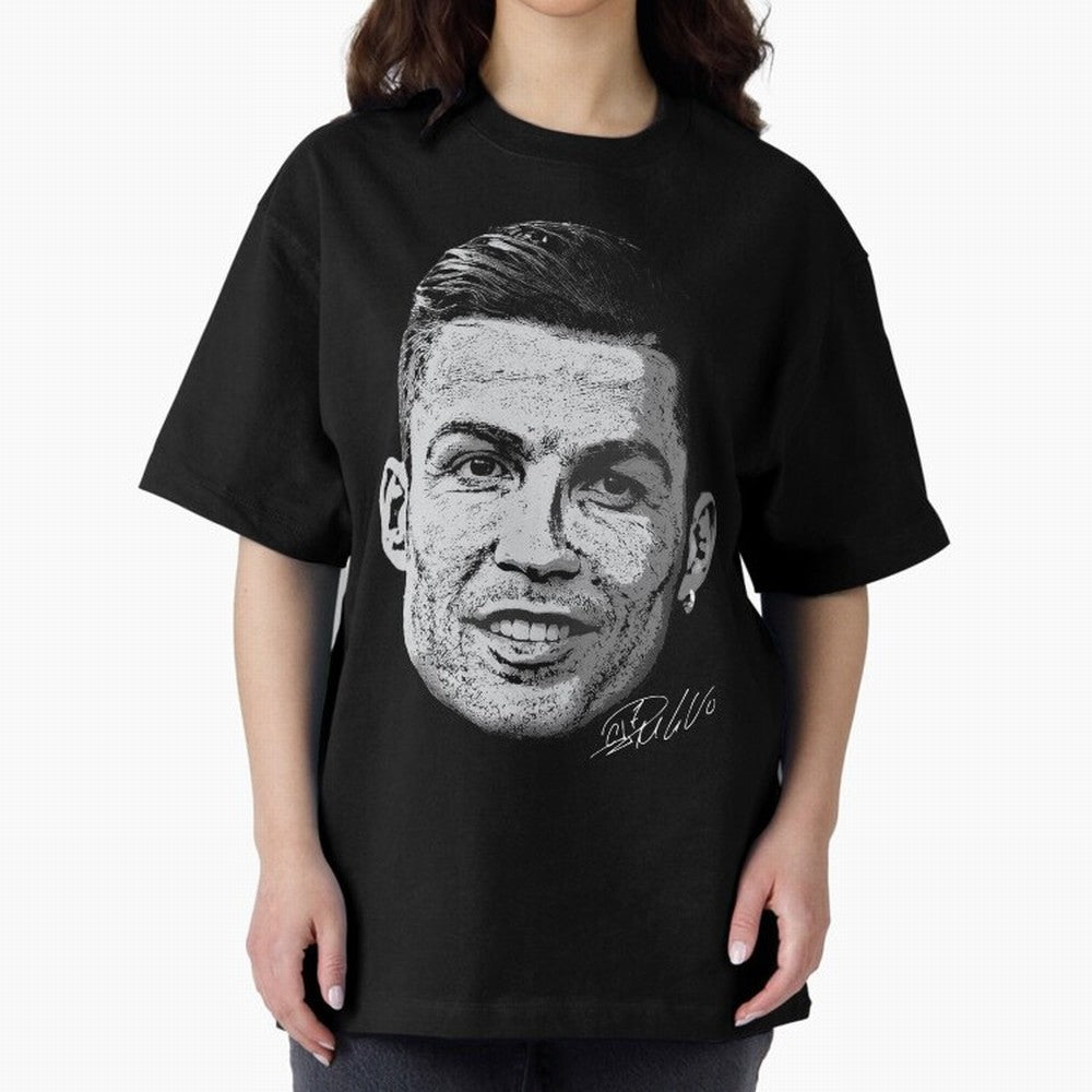 Cristiano Ronaldo Signed Oversized T-Shirt Show Up for the Glory of the FIFA World Cup 2026 Journey through Messi, CR7 and Mbappe Highlights, Argentina and Brazil Pride, Soccer Culture, Superstar Moments, National Team Dreams and Competitive Fire;