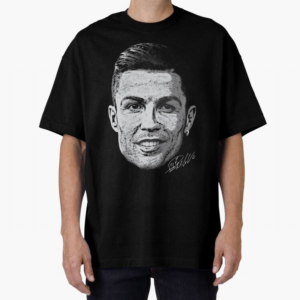 Cristiano Ronaldo Signed Oversized T-Shirt Show Up for the Glory of the FIFA World Cup 2026 Journey through Messi, CR7 and Mbappe Highlights, Argentina and Brazil Pride, Soccer Culture, Superstar Moments, National Team Dreams and Competitive Fire;