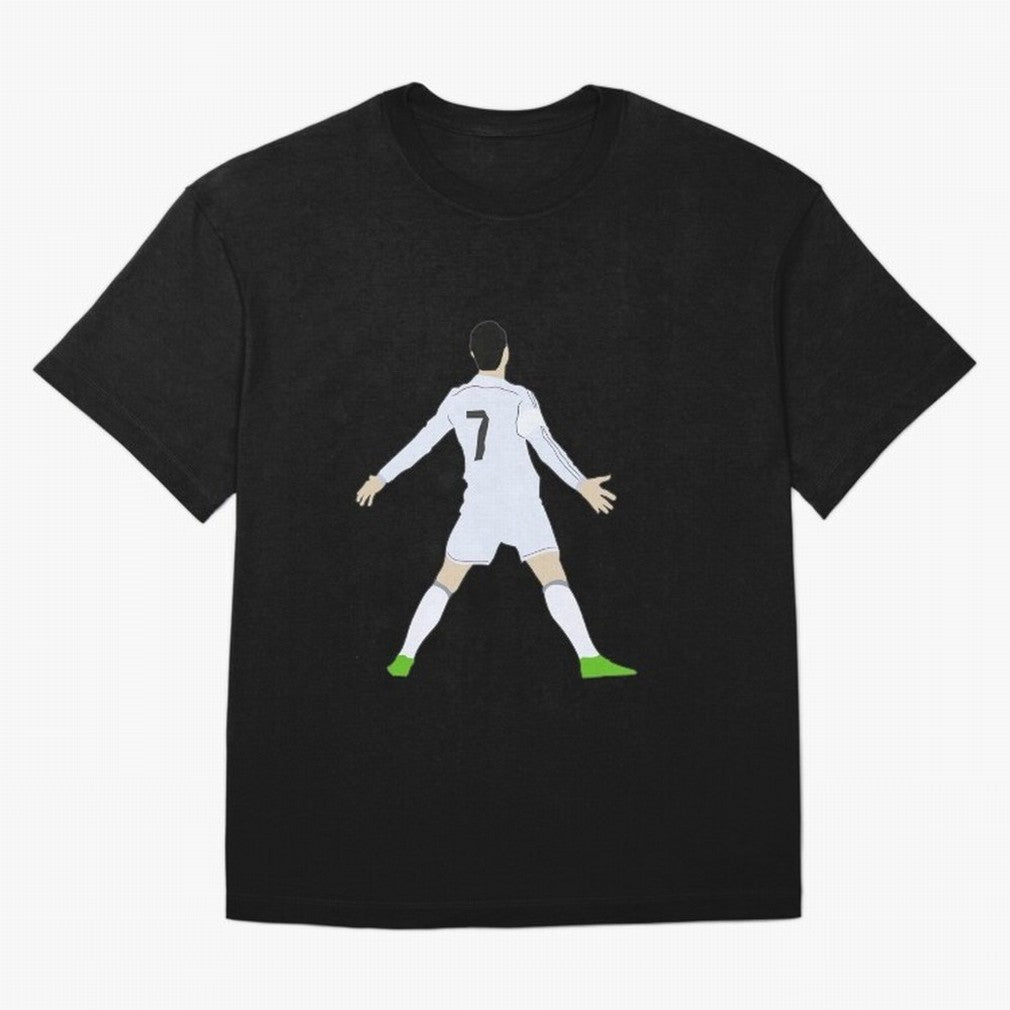 Cristiano Ronaldo Oversized T-Shirt Stand with Global Football Passion for FIFA World Cup 2026 Group Stage, Made for Neymar, Germany, Fan Favorite Moments, National Team Passion, Big Match Drama and Soccer History; Made for Collectors Who Enjoy