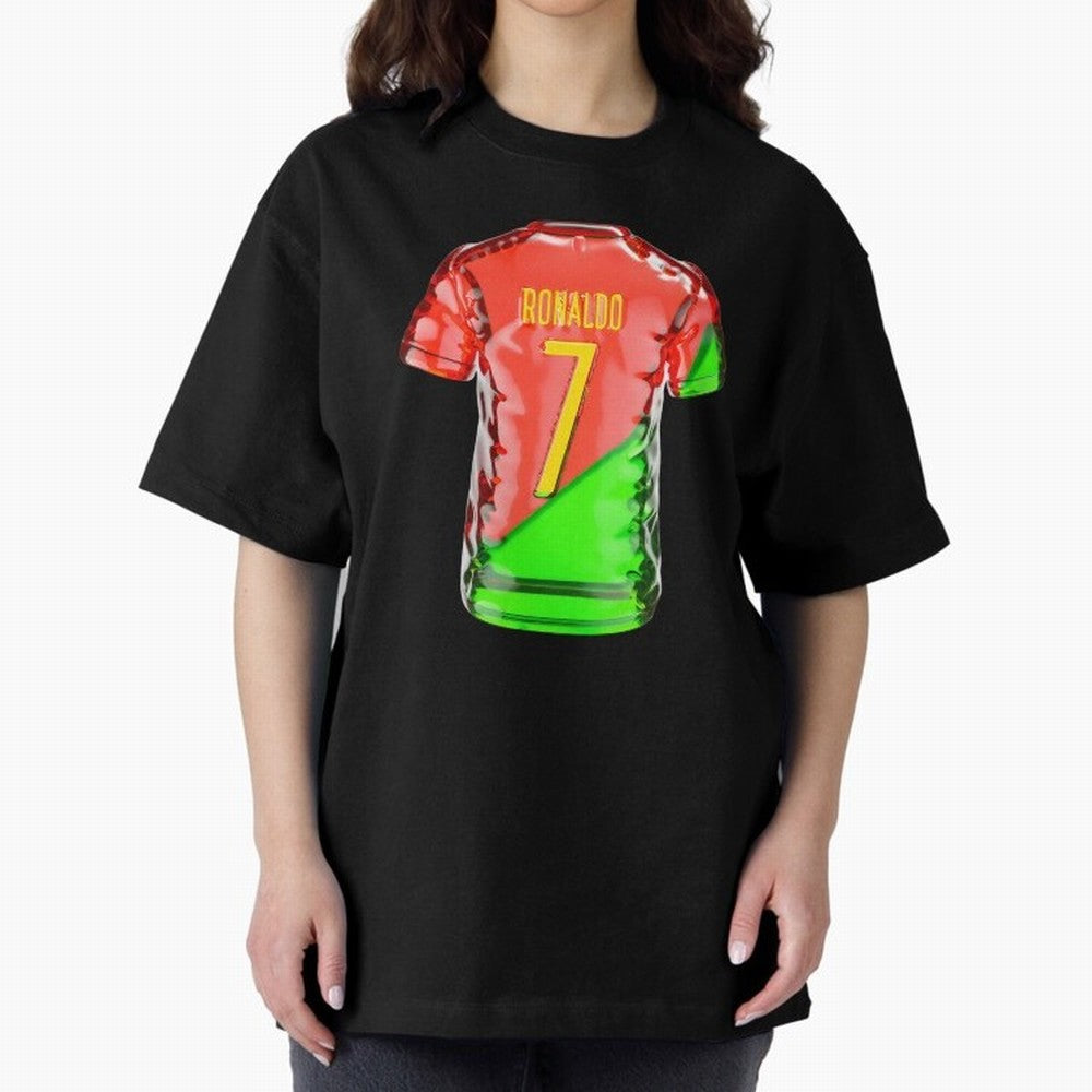Cristiano Ronaldo Oversized T-Shirt Join Match Day Hype around FIFA World Cup 2026 USA Canada Mexico, Mbappe and Neymar, Portugal, Spain and Germany, Stadium Memories, Football Loyalty, International Chants and Championship Tradition; Great for