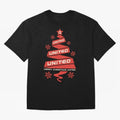 Manchester United Christmas Oversized T-Shirt Show Passion for the Stars of Global Football Passion for FIFA World Cup 2026 Group Stage, Connected to Neymar, England, France and Netherlands, Soccer Culture, Superstar Moments, National Team Dreams