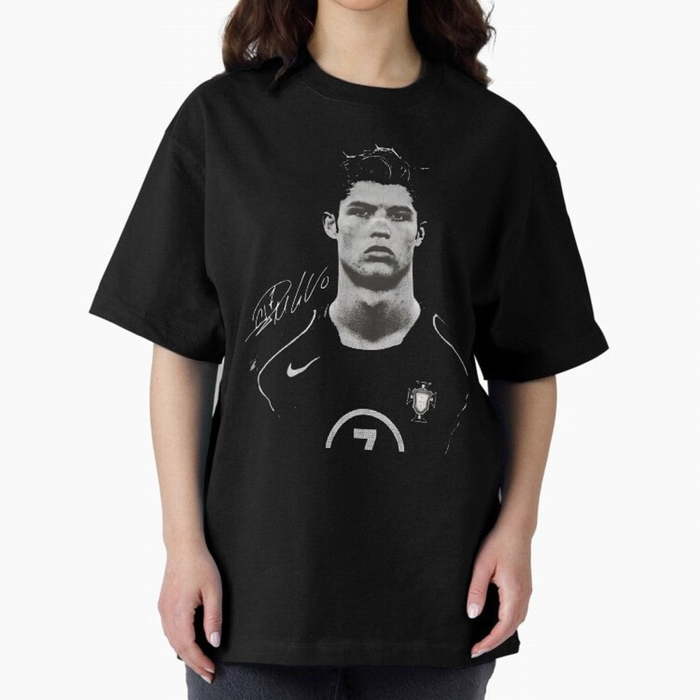 Cristiano Ronaldo Vintage Bootleg Oversized T-Shirt Celebrate the Biggest Stage of FIFA World Cup 2026 Group Stage Built around Messi and Cristiano Ronaldo, Brazil Energy, Fan Favorite Moments, National Team Passion, Big Match Drama and Soccer