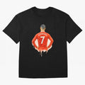 CR7 Cristiano Ronaldo potrait art a powerful moment artwork Oversized T-Shirt Back Your Heroes with FIFA World Cup 2026 Inspired by Messi and Cristiano Ronaldo, Netherlands Energy, Match Day Excitement, Supporter Culture, Golden Goals and Global