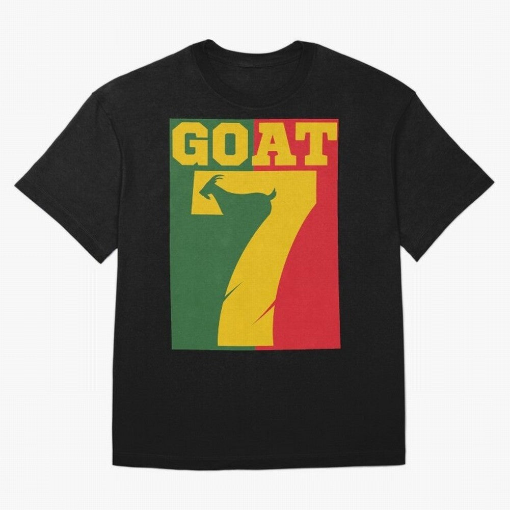 World Cup 2026 The Goat CR 7 Portugal Oversized T-Shirt Capture Global Football Passion for FIFA World Cup 2026, Made for Mbappe and Neymar, Spain, Tournament Hype, Historic Matchups, Family Viewing Parties and Global Sports Pride; Great for