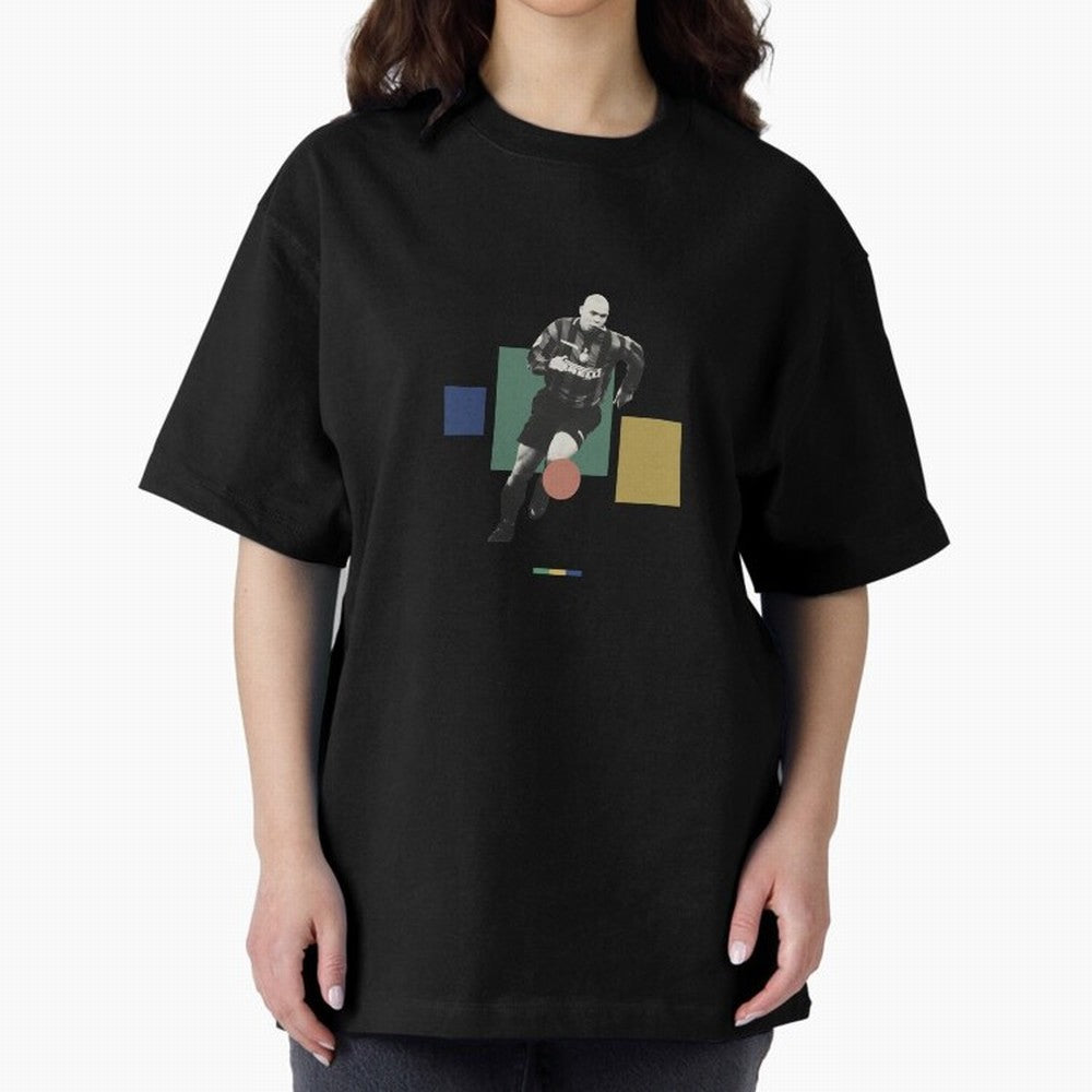 Ronaldo Nazario R9 Oversized T-Shirt Relive the FIFA World Cup 2026 Group Stage Journey through Neymar Highlights, Brazil, Portugal and Argentina Pride, Supporter Pride, Iconic Celebrations, Legendary Names and Global Match Day Energy; Made for