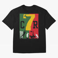 Portugal The Goat CR 7 World Cup 2026 Oversized T-Shirt Bring World Football Passion into FIFA World Cup 2026 Group Stage Filled with Haaland and Mbappe, Argentina and Brazil Energy, Worldwide Fan Energy, Dramatic Goals, Stadium Lights and