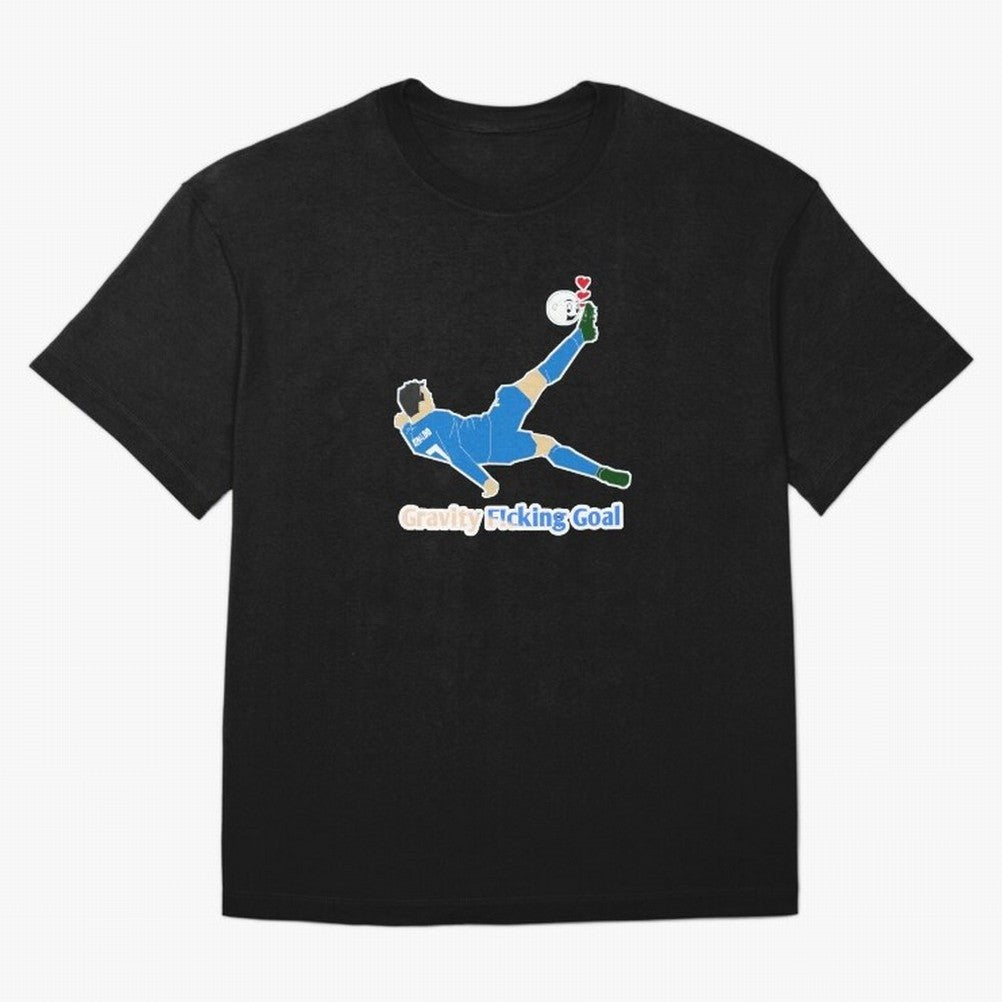 Cristiano Ronaldo Bicycle kick Oversized T-Shirt Share FIFA World Cup 2026 Spirit, Filled with Argentina, France and Brazil, Cristiano Ronaldo, Classic Soccer Heritage, Championship Pressure, Fan Loyalty and International Pride; Perfect for