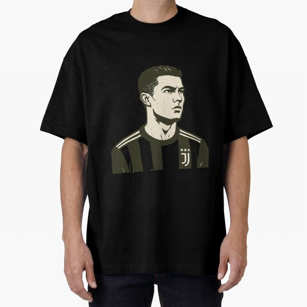 Cristiano Ronaldo Oversized T-Shirt Experience Match Day Hype around FIFA World Cup 2026 Group Stage, Haaland and Mbappe, England and Germany, Stadium Memories, Football Loyalty, International Chants and Championship Tradition; Ideal for Football