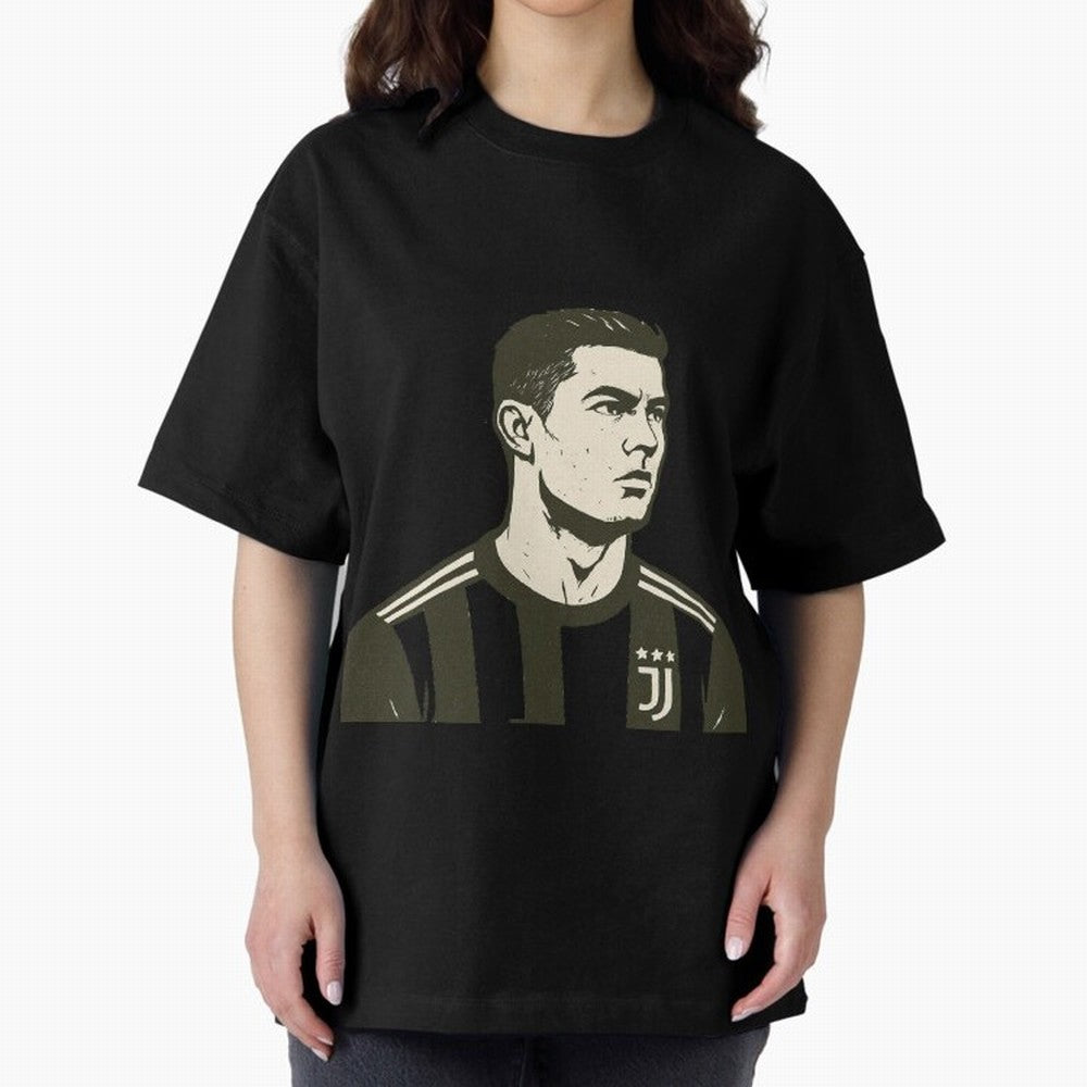 Cristiano Ronaldo Oversized T-Shirt Experience Match Day Hype around FIFA World Cup 2026 Group Stage, Haaland and Mbappe, England and Germany, Stadium Memories, Football Loyalty, International Chants and Championship Tradition; Ideal for Football