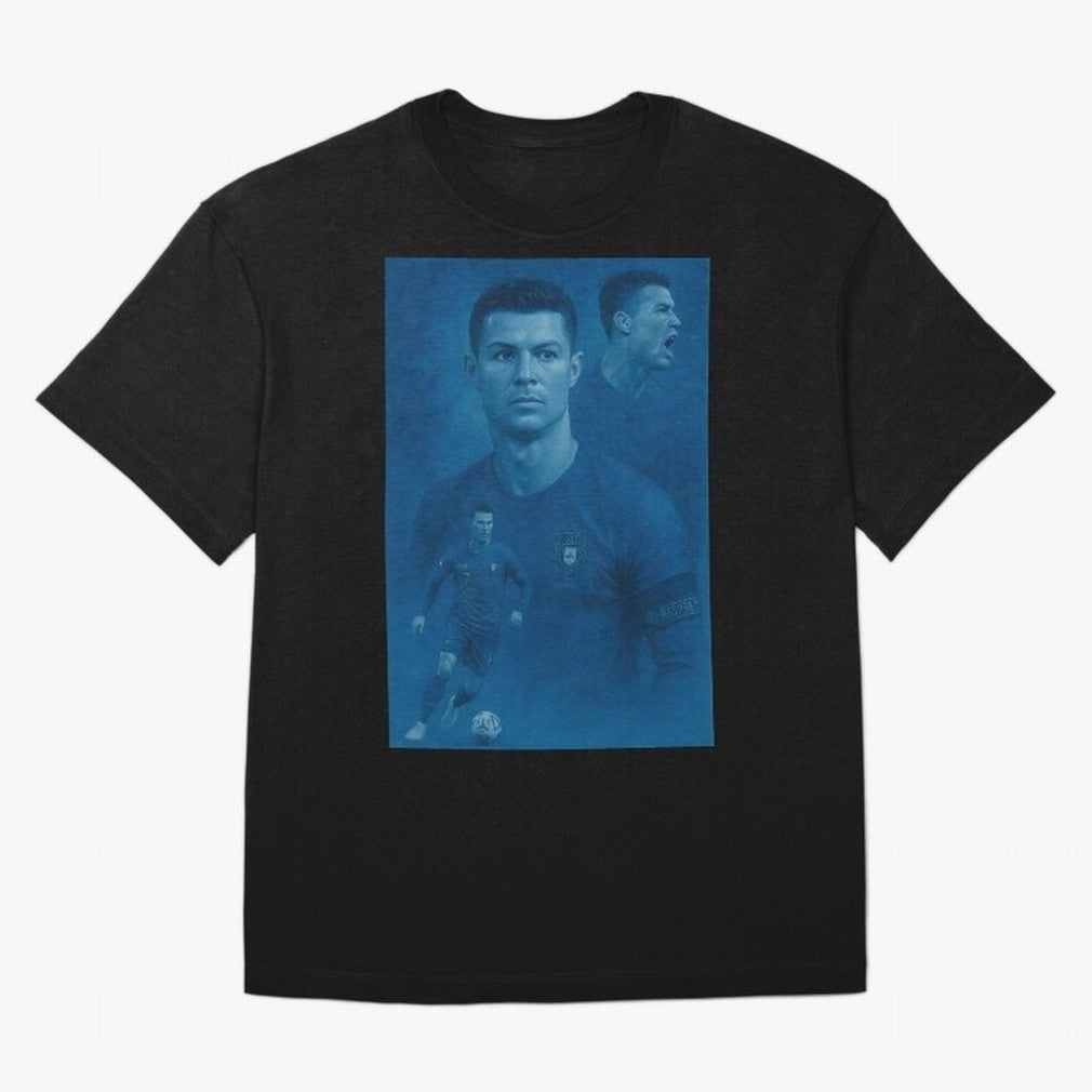 Blue Soccer Oversized T-Shirt Show Your Stadium Side during Global Football Passion for FIFA World Cup 2026 USA Canada Mexico, Driven by Messi, Neymar and Mbappe, Argentina, France and Brazil, Goal Celebration Energy, Supporter Heritage, Football