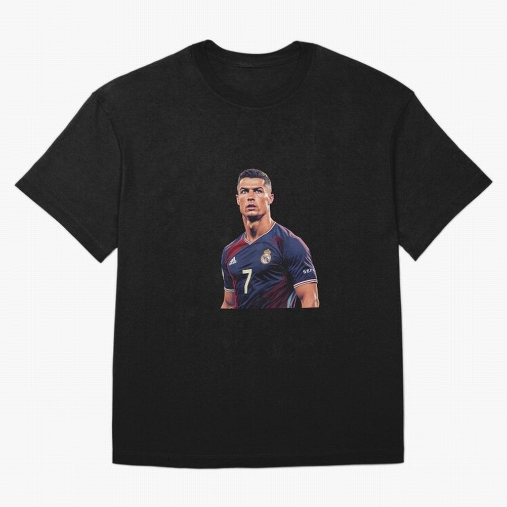 CR7 Siuuu Oversized T-Shirt Celebrate the Biggest Stage of FIFA World Cup 2026 USA Canada Mexico for Fans of Cristiano Ronaldo and Argentina, Bringing Game Day Rituals, Football Legends, Country Pride and the Road to the Final; Perfect for Fans,