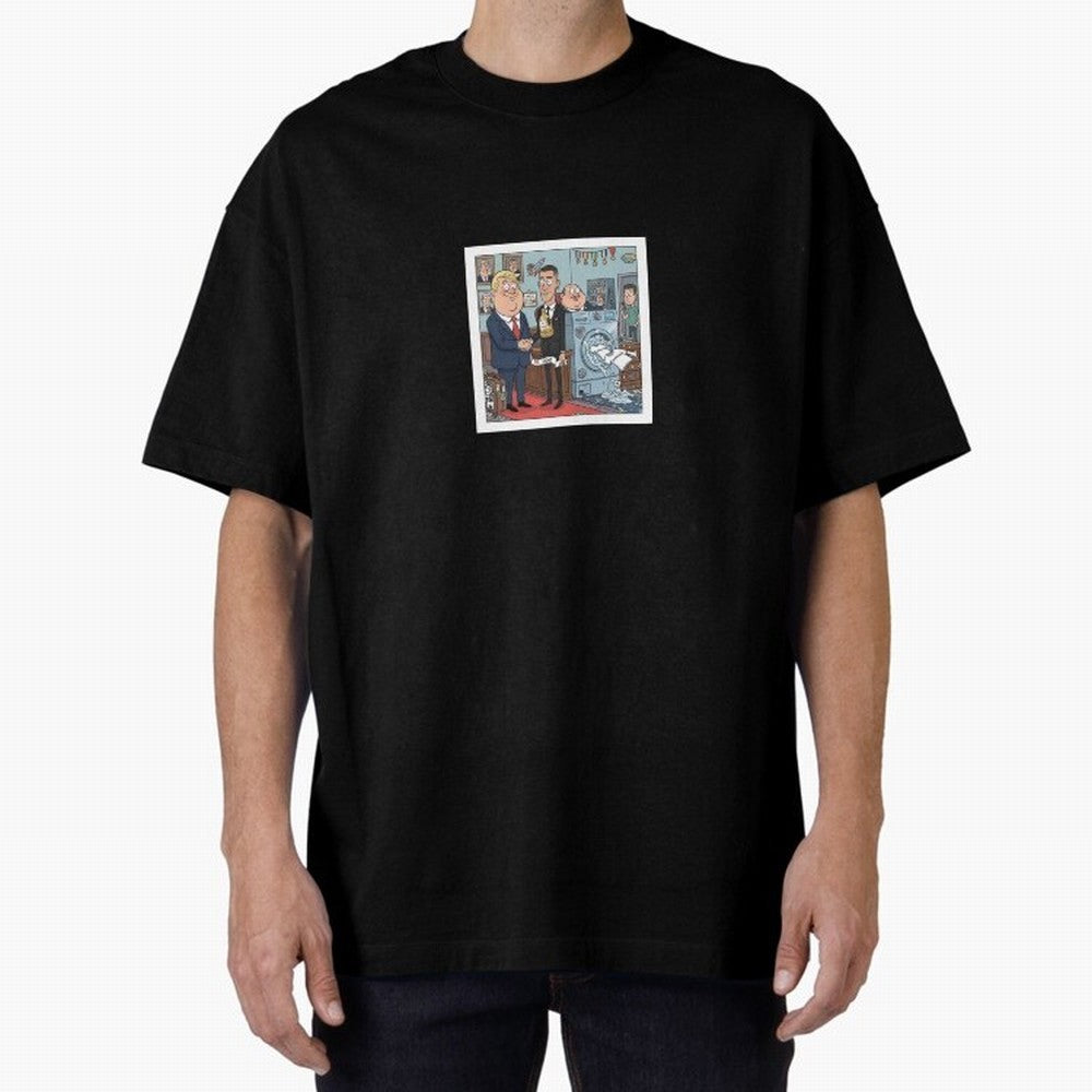 Ronaldo at White House Dinner Oversized T-Shirt Embrace the FIFA World Cup 2026 Group Stage Journey through Haaland Highlights, France Pride, Retro Football Energy, Iconic Rivalries, Trophy Chase Drama and Stadium Atmosphere; Perfect for Fans,