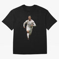 Cristiano Ronaldo runner Oversized T-Shirt Fuel Global Football Passion for FIFA World Cup 2026 Group Stage, with Messi and Cristiano Ronaldo, Portugal, Champion Mindset, Group Stage Buzz, Knockout Tension and Passionate Fan Culture; Ideal for Fans