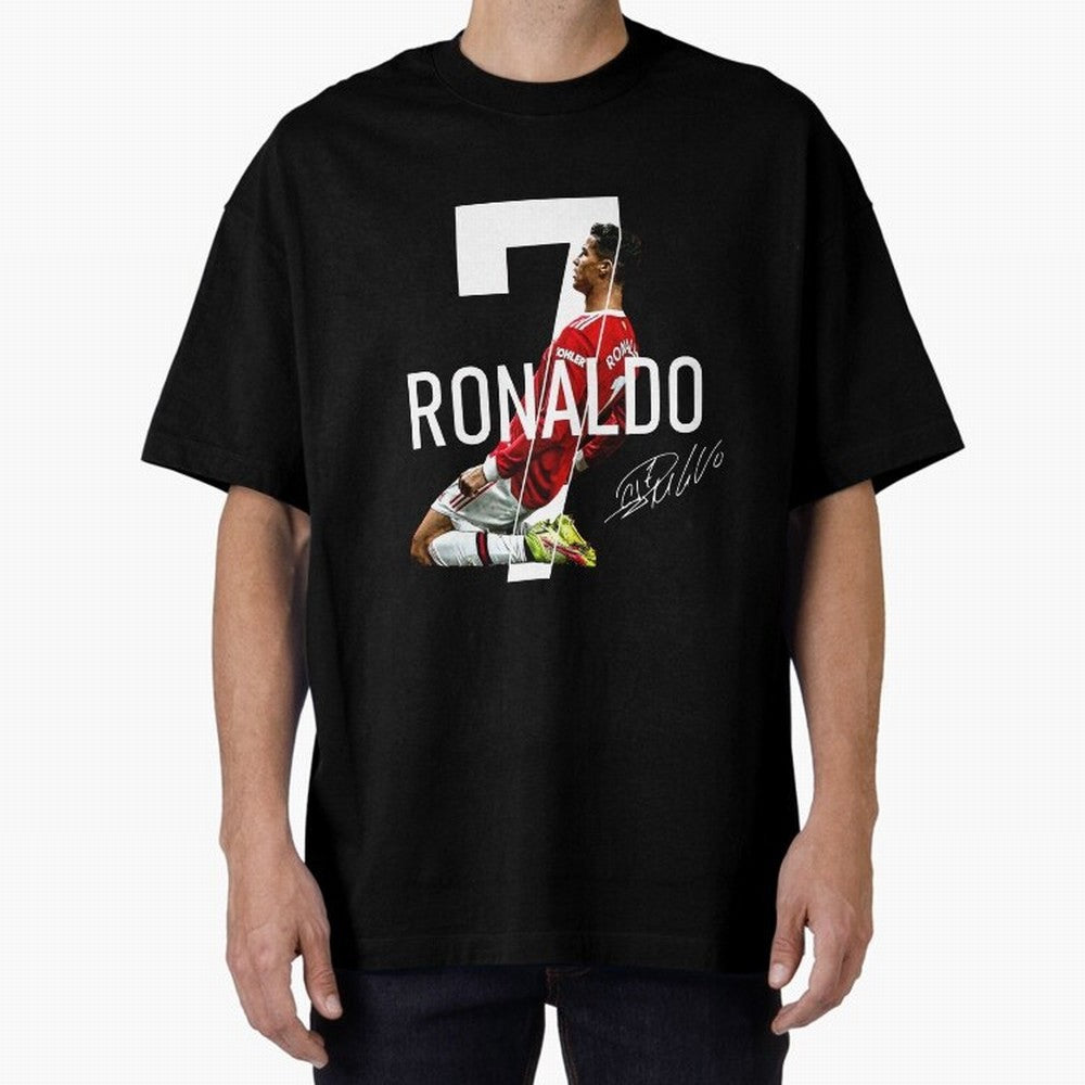 Cristiano Ronaldo - CR7 Oversized T-Shirt Treasure the FIFA World Cup 2026 Group Stage Journey through CR7 Highlights, England Pride, Football History, Final Match Energy, Crowd Noise and Once in a Lifetime Moments; Ideal for Passionate Fans Who