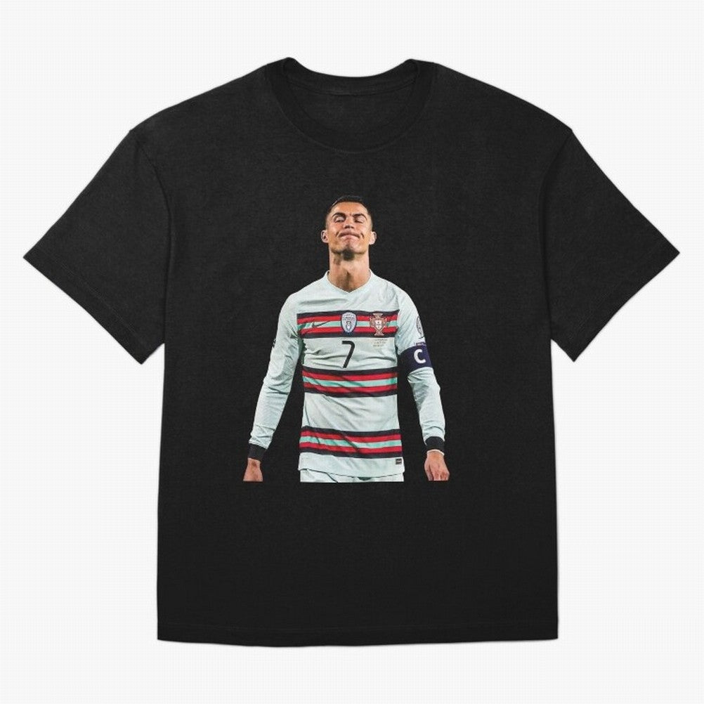 Cristiano Ronaldo Design Oversized T-Shirt Fuel the Hype around FIFA World Cup 2026 Celebrating Haaland and Mbappe, Spain Energy, Football Festival Excitement, Trophy Ambitions, Country Rivalries and Star Player Buzz; Perfect for People Who Love