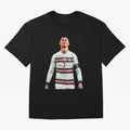 Cristiano Ronaldo Design Oversized T-Shirt Fuel the Hype around FIFA World Cup 2026 Celebrating Haaland and Mbappe, Spain Energy, Football Festival Excitement, Trophy Ambitions, Country Rivalries and Star Player Buzz; Perfect for People Who Love