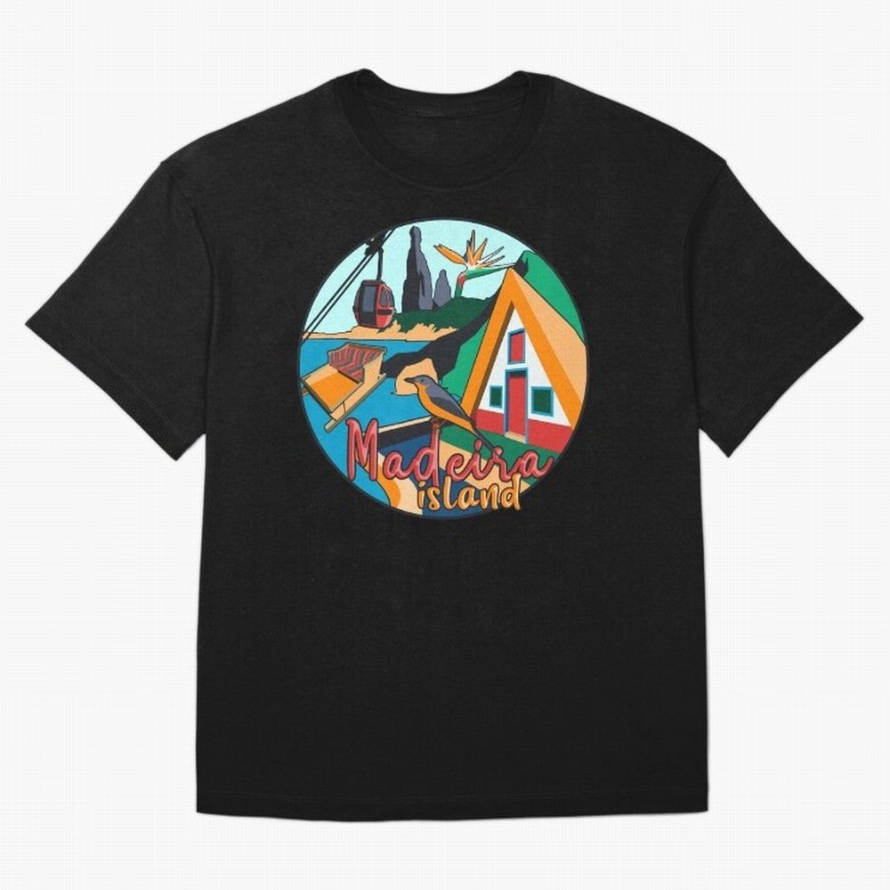Madeira Island Oversized T-Shirt Keep Football History Alive during FIFA World Cup 2026 USA Canada Mexico Spirit, Made for Brazil, Portugal and Argentina, Messi, CR7 and Mbappe, Championship Spirit, Famous Goals, Roaring Crowds and International
