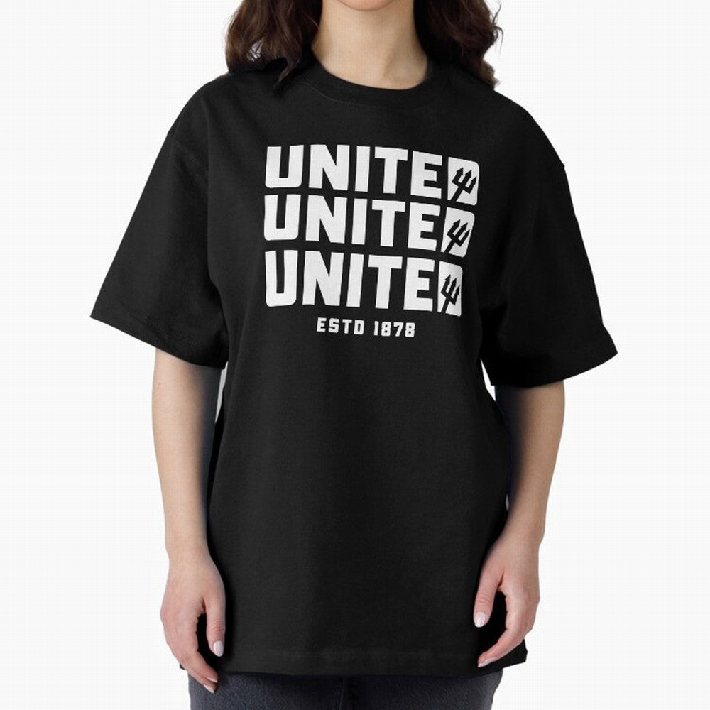 Manchester United United United Oversized T-Shirt Cheer through Every Moment of FIFA World Cup 2026 USA Canada Mexico Connected to Messi and Cristiano Ronaldo, France Energy, Retro Football Energy, Iconic Rivalries, Trophy Chase Drama and Stadium